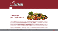 Desktop Screenshot of caprara.it