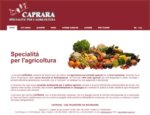 Tablet Screenshot of caprara.it